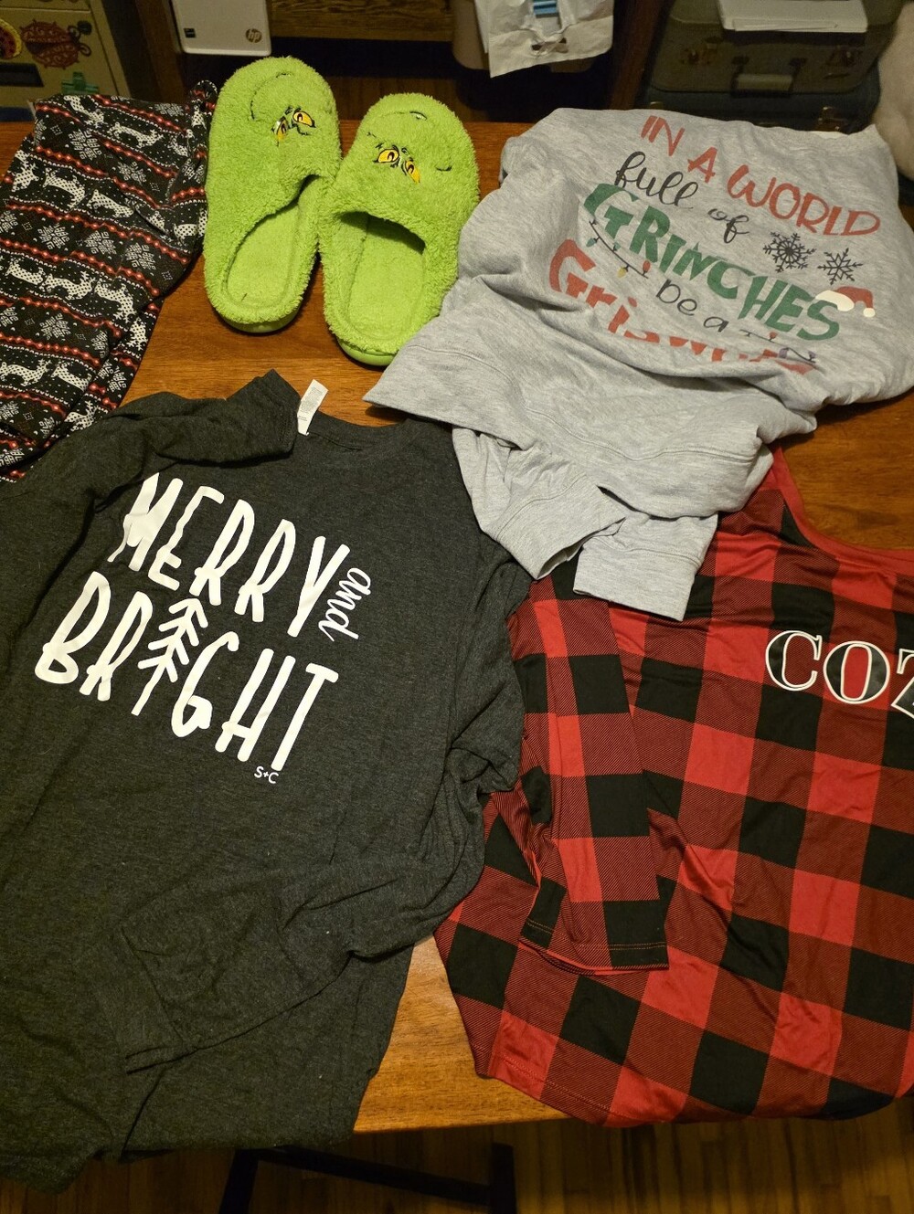 Holiday Cozy Pajama Bundle - Merry & Bright, Cozy Buffalo Plaid, Christmas!